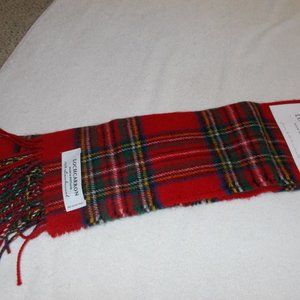 Lochcarron scarf red/muticolor new with tags